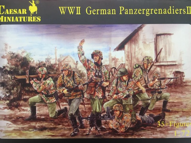 caesarwwii german panzergrenadiers 2 二战 德国 比例 1/72 h053