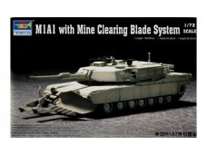 TRUMPETER 小號手 M1A1 with Mine Clearing Blade System 1/72 NO.07277