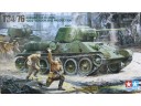 田宮 TAMIYA Russian T34/76 Tank "ChTZ" Version 1943 Production 1/35 NO.35149