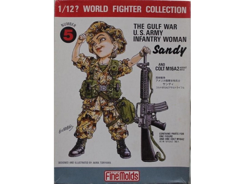 finemolds the gulf war u.s. army infantry woman 1