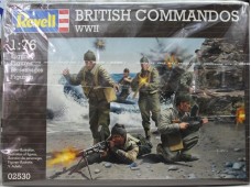 REVELL British Commandos WWII 1/76 NO.02530