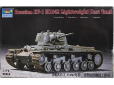 TRUMPETER 小號手 Russia KV-1 M1942 Lightweight Cast Tank 1/72 NO.07233