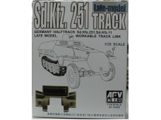 AFV CLUB 戰鷹 Sd.Kfz.251 Late Model track Germany Halftrack Sd.Kfz.251, Sd.Kfz.11 late model workable track link 1/35 NO.AF35069