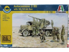 ITALERI Autocannone 3 RO with 90/53 AA Gun 1/72 NO.7508