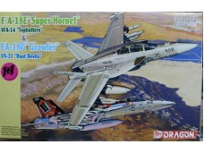 DRAGON 威龍 F/A-18E Super Hornet VFA-14 "Tophatters" & EA-18G Growler VX-31 "Dust Devils" 1/144 NO.4615