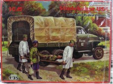 ICM Studebaker US6 with Soviet medical personnel 1/35 NO.35513