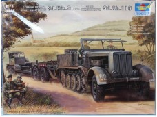 TRUMPETER 小號手 German 18 Ton Heavy Half-Track and Tank Transporter Sd.Kfz.9 and Sd.Ah.116 1/72 NO.07275