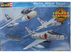 REVELL Marine Attack Squadron F-8E Crusader, A-4E Skyhawk, A-6E Intruder 1/72 NO.4784