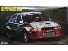 HASEGAWA 長谷川 Mitsubishi Lancer Evolution V 1998 Rally Argentinia Winner 1/24 NO.CR23/25023