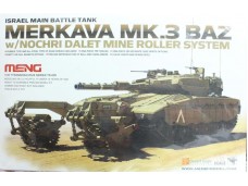 MENG ISRAEL MAIN BATTLE TANK MERKAVA Mk.3 BAZ w/NOCHRI DALET MINE ROLLER SYSTEM 1/35 NO.TS-005/TS005