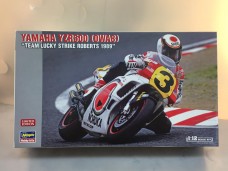 YAMAHA YZR500 (OWA8) "TEAM LUCKY STRIKE ROBERTS 1989" 重機 摩托車 需黏著上色