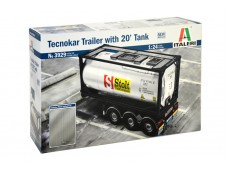 Italeri TECNOKAR TRAILER WITH 20' TANK 3929 Scala 1 : 24