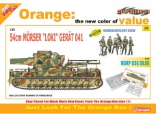 DRAGON 威龍 Super-Heavy Self-Propelled Mortar 54cm Morser "Loki" Gerat 041 + German Artillery Crew (Orange) NO.9129