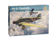 ITALER 1388 - Scala 1 : 72  SM.81 PIPISTRELLO 組裝模型 需黏著+上色