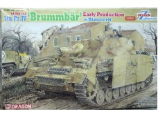 DRAGON 威龍 Sd.Kfz.166 Stu.Pz.IV "Brummbar" Early Production w/Zimmerit NO.6596