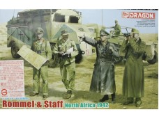 DRAGON 威龍 Rommel & Staff, North Africa 1942 NO.6723