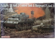 DRAGON 威龍 Pz.Kpfw.III Ausf.J Control Tank & Borgward IV Ausf.B NO.9054