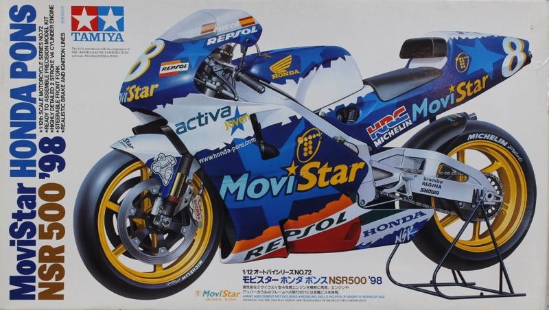 田宮TAMIYA HONDA VFR750R 重型機車1/12 水貼故障14072